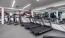 a gym with exercise equipment