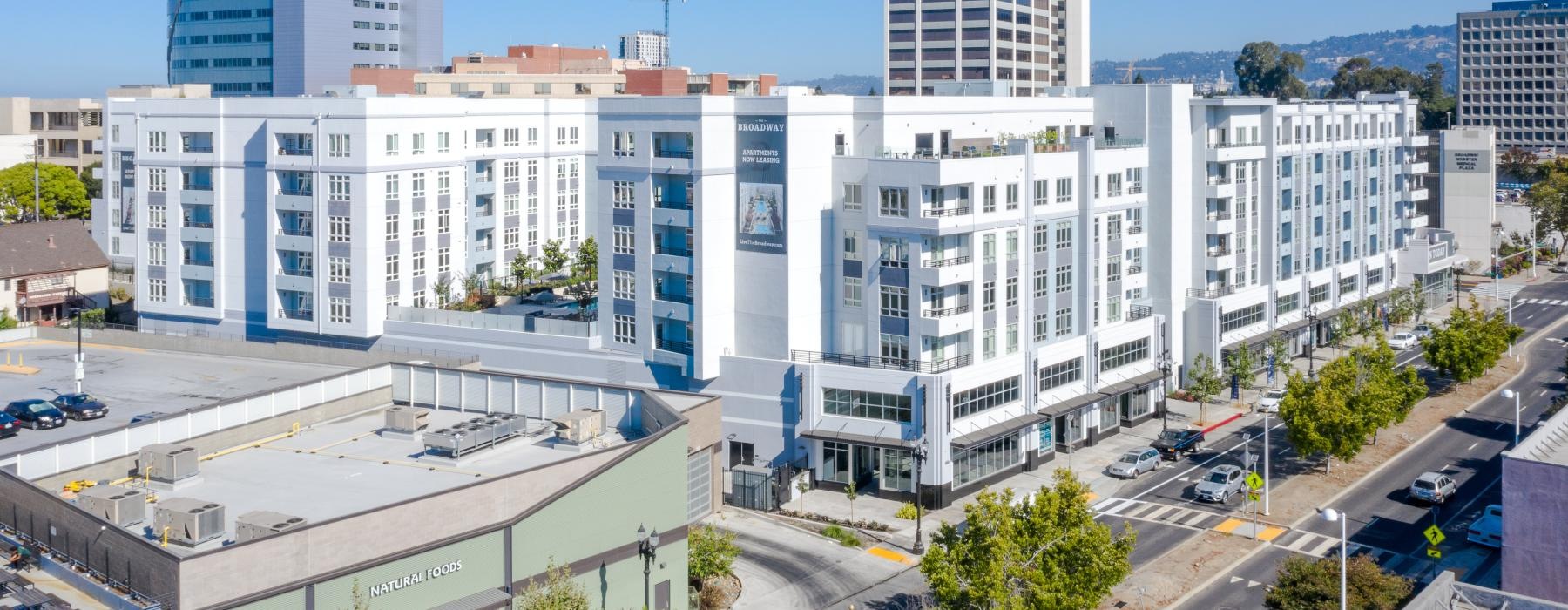 a high angle view of a building